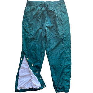 Puma Green Stewie Packable Snap Leg Basketball Sports Lounge Track Pant Medium